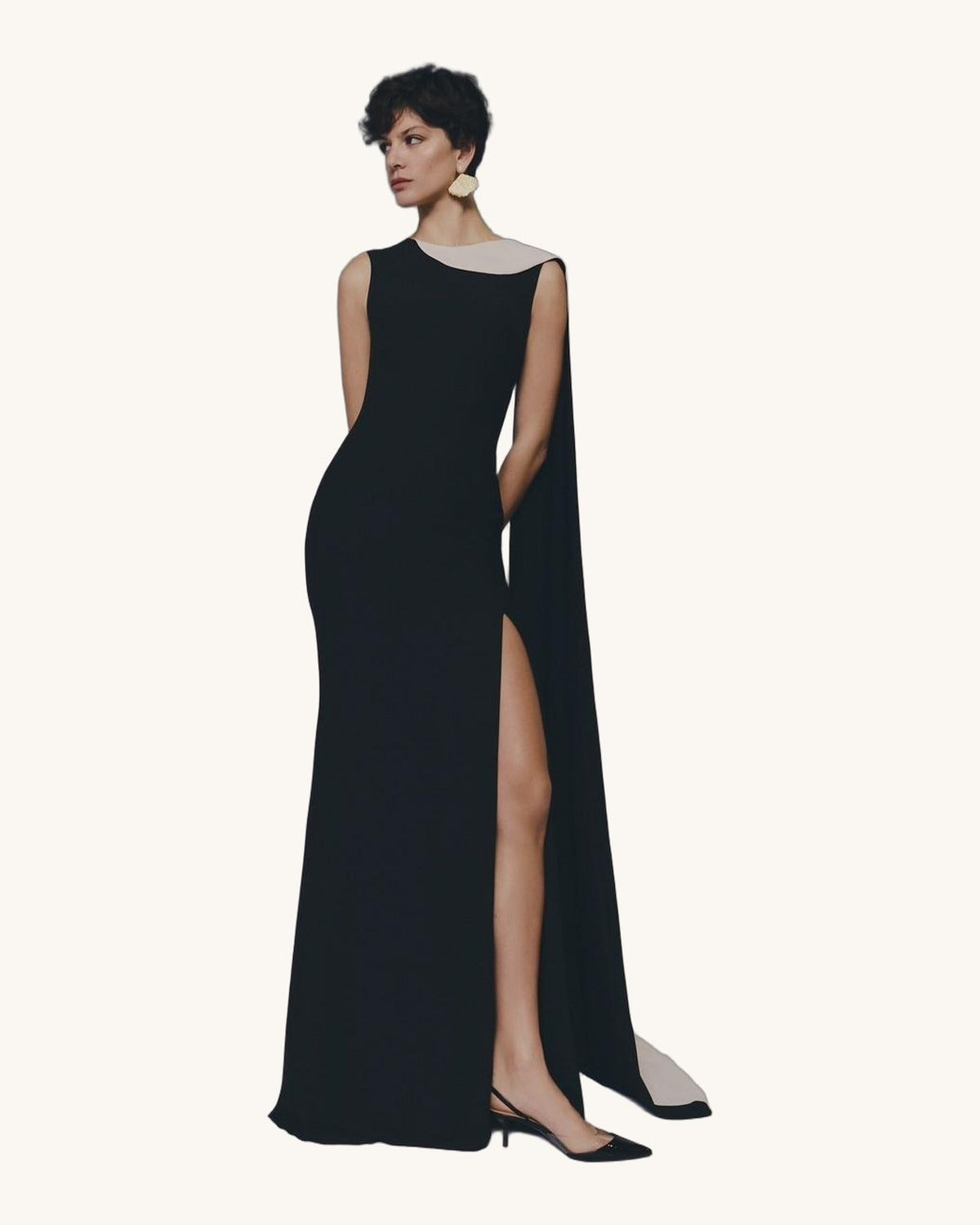 Pronovias Party Elena — Negro/Beige - Vestido de Noche - Sposa Mia Chihuahua