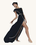 Pronovias Party Aurora — Negro/Arena - Vestido de Noche - Sposa Mia Chihuahua