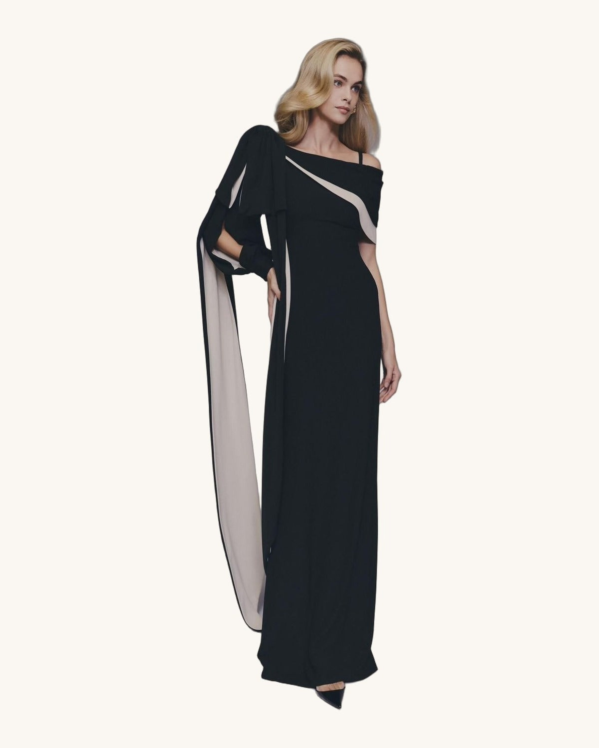 Pronovias Party Bianca — Negro/Arena - Vestido de Noche - Sposa Mia Chihuahua