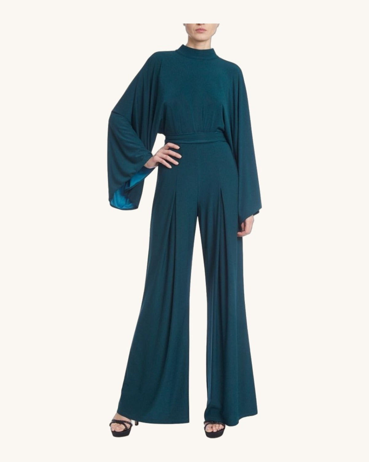 Badgley Mischka Bianca — Dark emerald - Vestido de Noche - Sposa Mia Chihuahua
