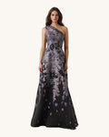 Teri Jon Bianca — Negro/Multi - Vestido de Noche - Sposa Mia Chihuahua