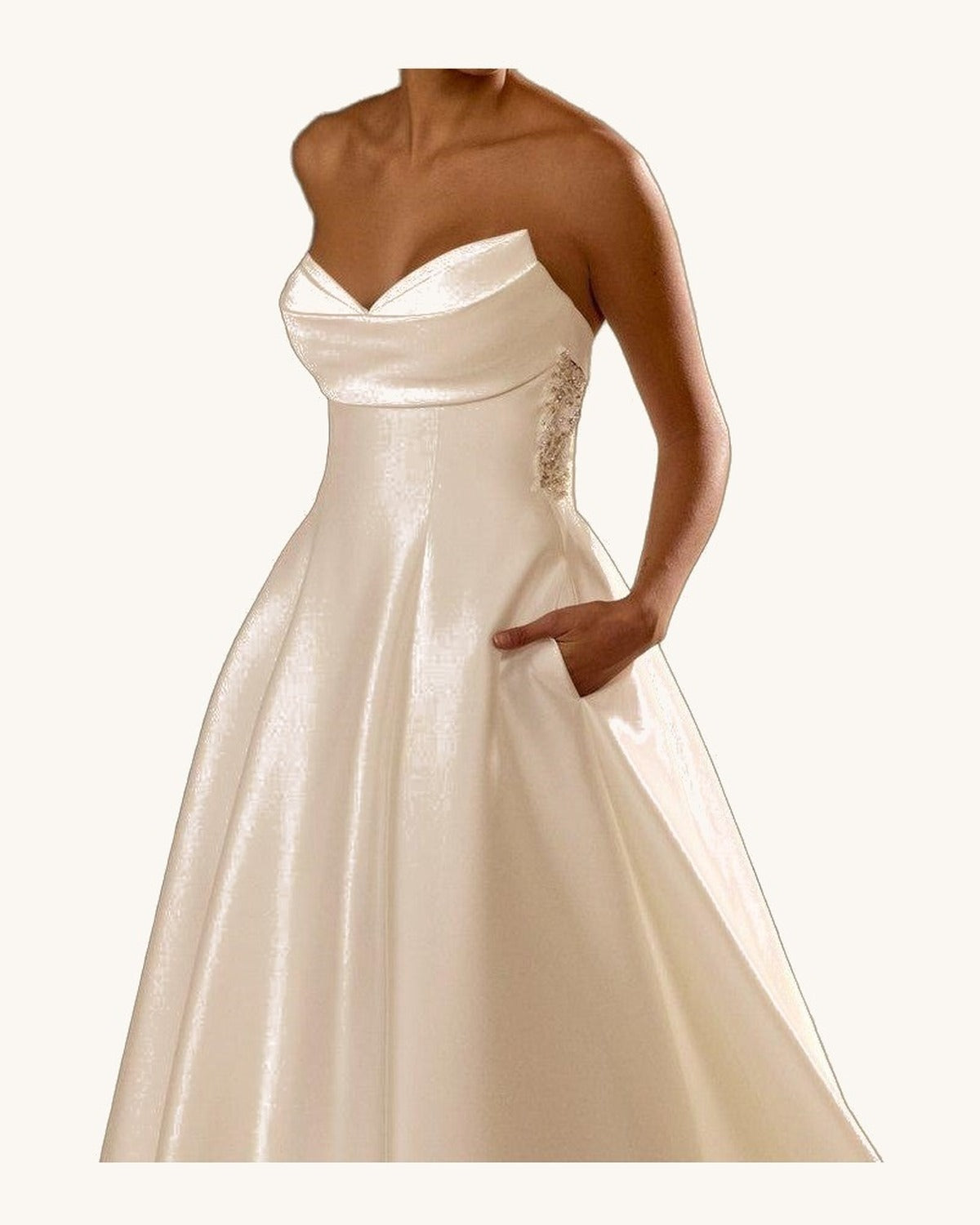 Justin Alexander Tania — Ivory - Vestido de Novia - Sposa Mia Chihuahua