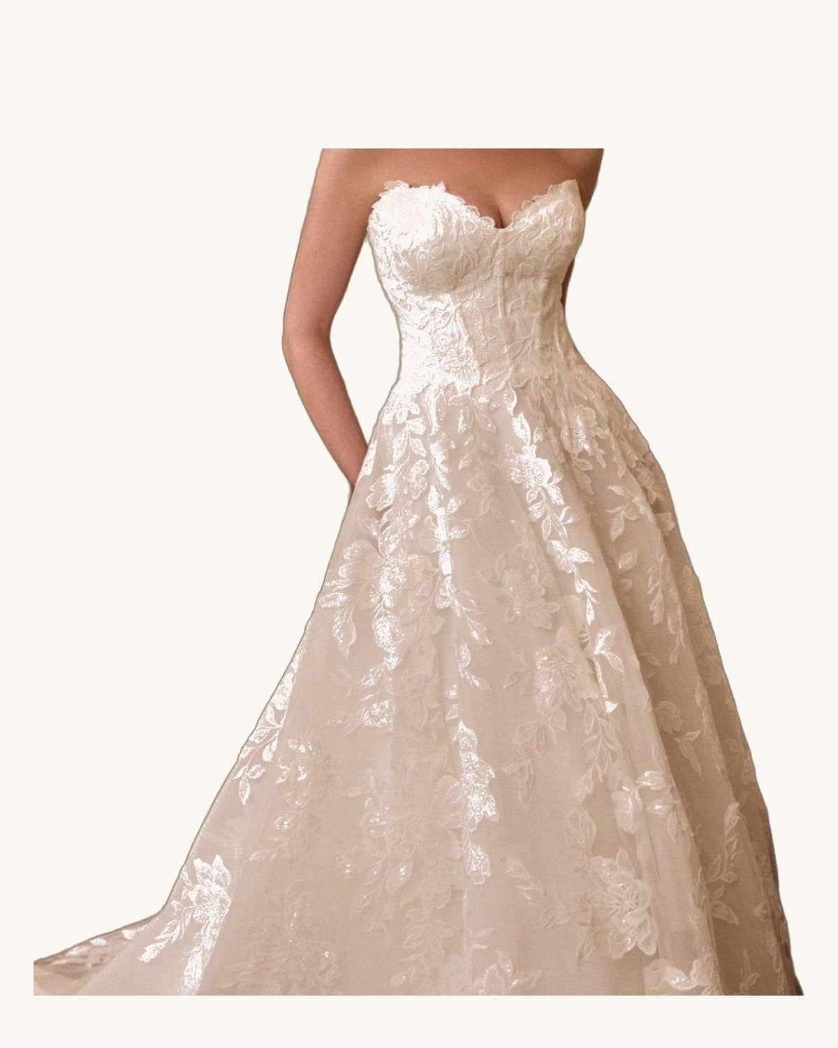 Justin Alexander Elsa — Ivory - Vestido de Novia - Sposa Mia Chihuahua