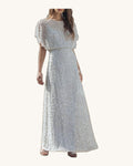 Macduggal Lucia — Gris - Vestido de Noche - Sposa Mia Chihuahua