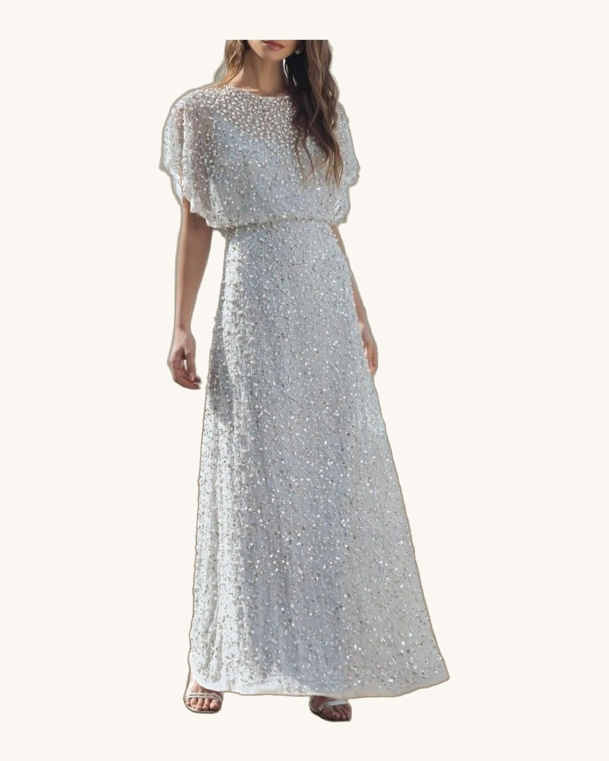 Macduggal Lucia — Gris - Vestido de Noche - Sposa Mia Chihuahua