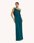 Macduggal Bianca — Azul/Petroleo - Vestido de Noche - Sposa Mia Chihuahua