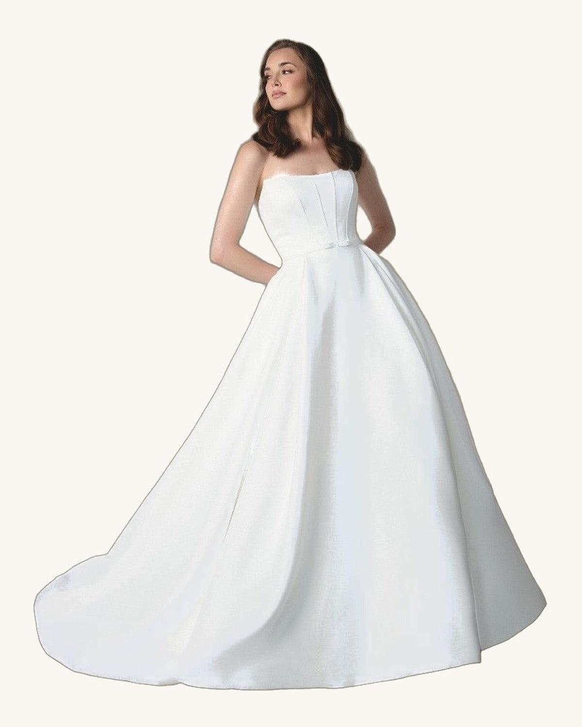 Justin Alexander Arabella — Ivory - Vestido de Novia - Sposa Mia Chihuahua