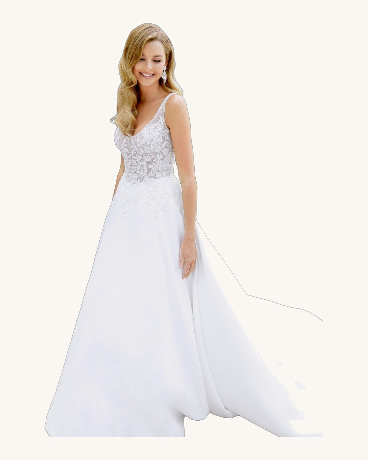 Justin Alexander Ariana — Ivory - Vestido de Novia - Sposa Mia Chihuahua