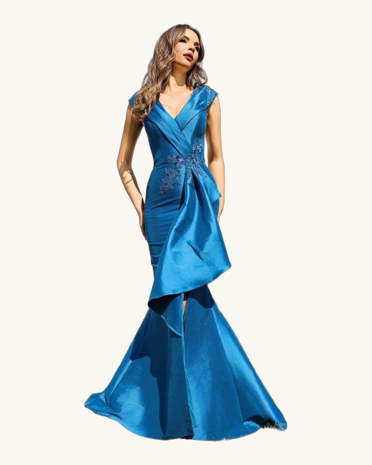 Terani Aurora — Slate - Vestido de Noche - Sposa Mia Chihuahua