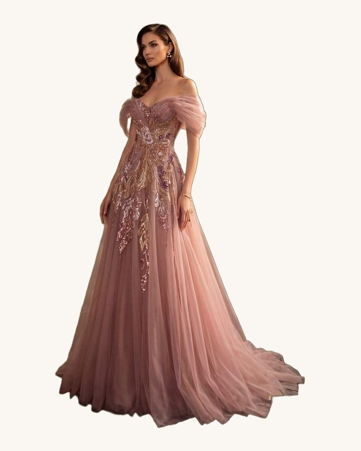 Terani Helena — Blush - Vestido de Noche - Sposa Mia Chihuahua