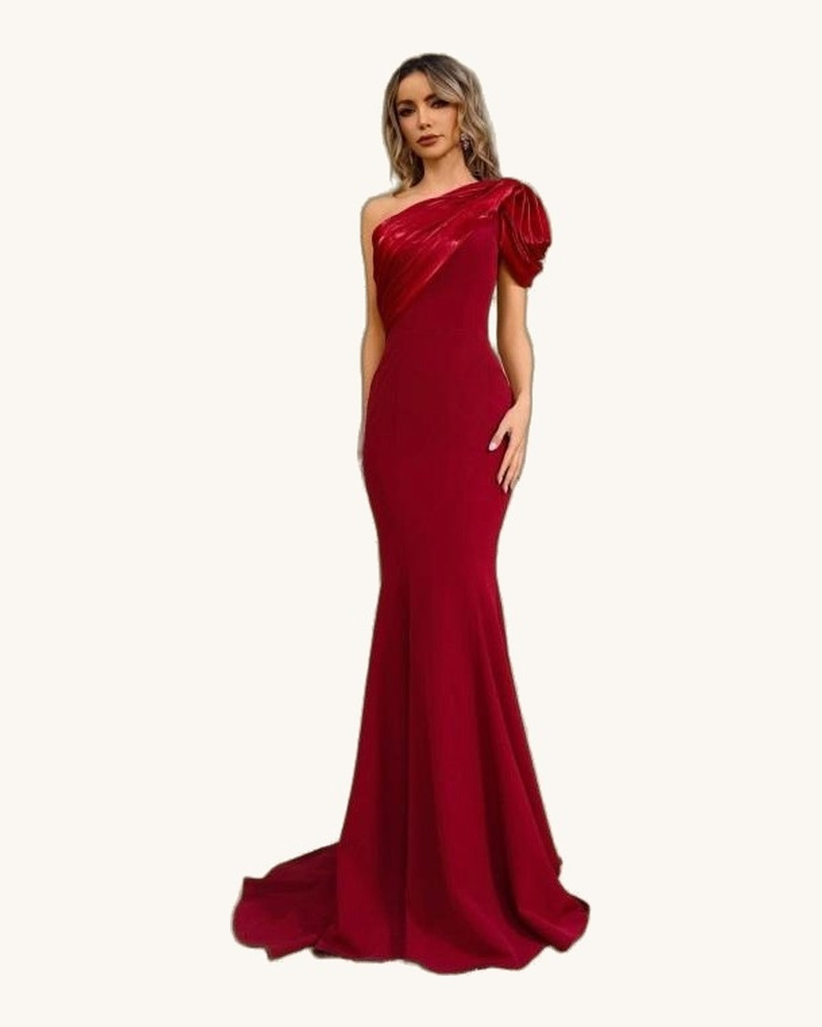 Terani Dalia — Vino - Vestido de Noche - Sposa Mia Chihuahua