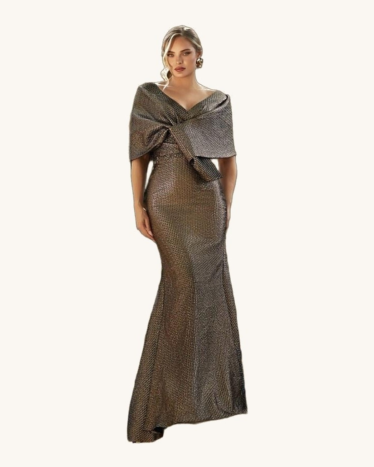 Terani Celeste — Cobre - Vestido de Noche - Sposa Mia Chihuahua