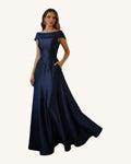 Terani Noelia — Azul marino - Vestido de Noche - Sposa Mia Chihuahua