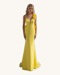 Terani Dalia — Amarillo - Vestido de Noche - Sposa Mia Chihuahua