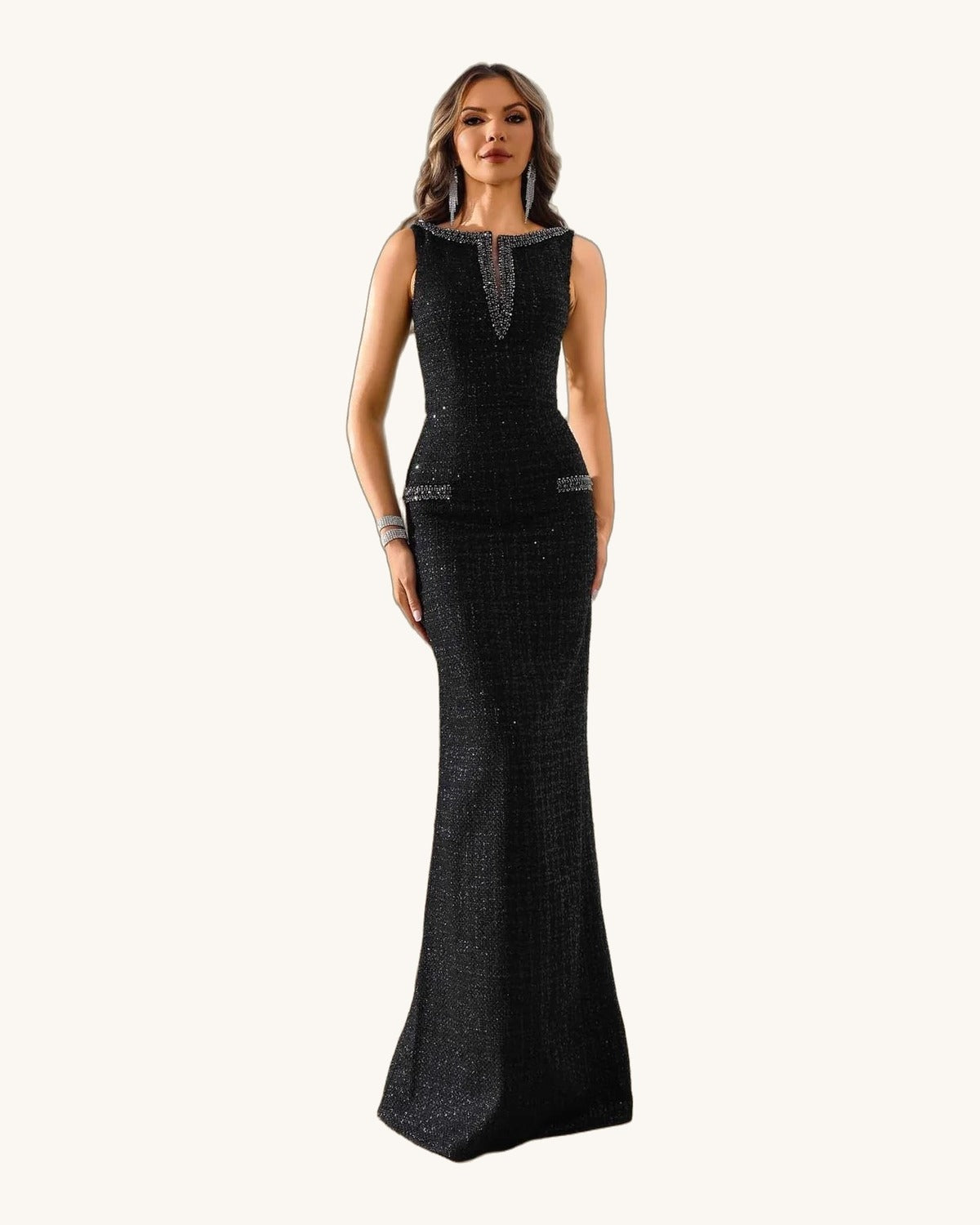 Terani Margarita — Negro - Vestido de Noche - Sposa Mia Chihuahua