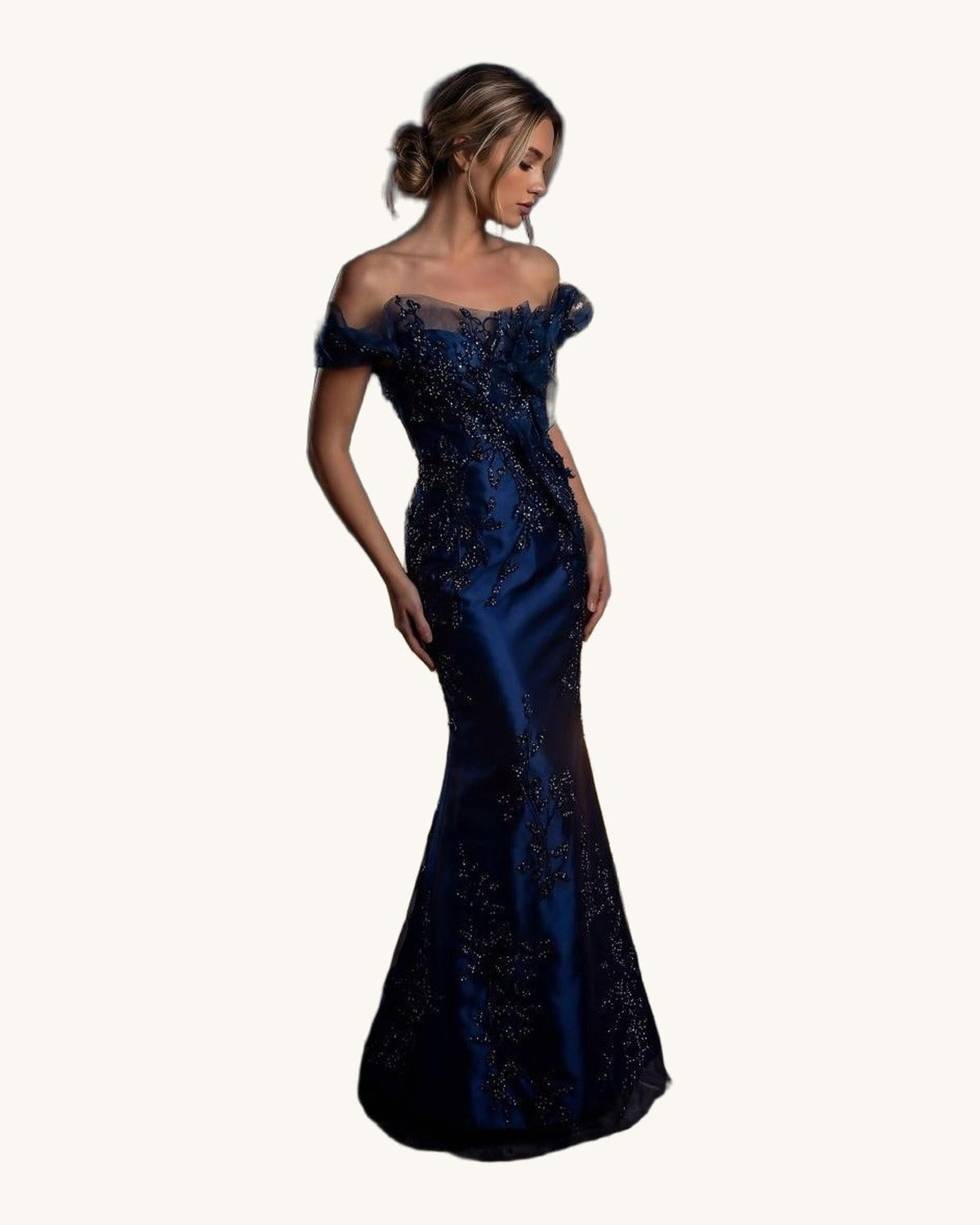 Terani Renata — Navy - Vestido de Noche - Sposa Mia Chihuahua
