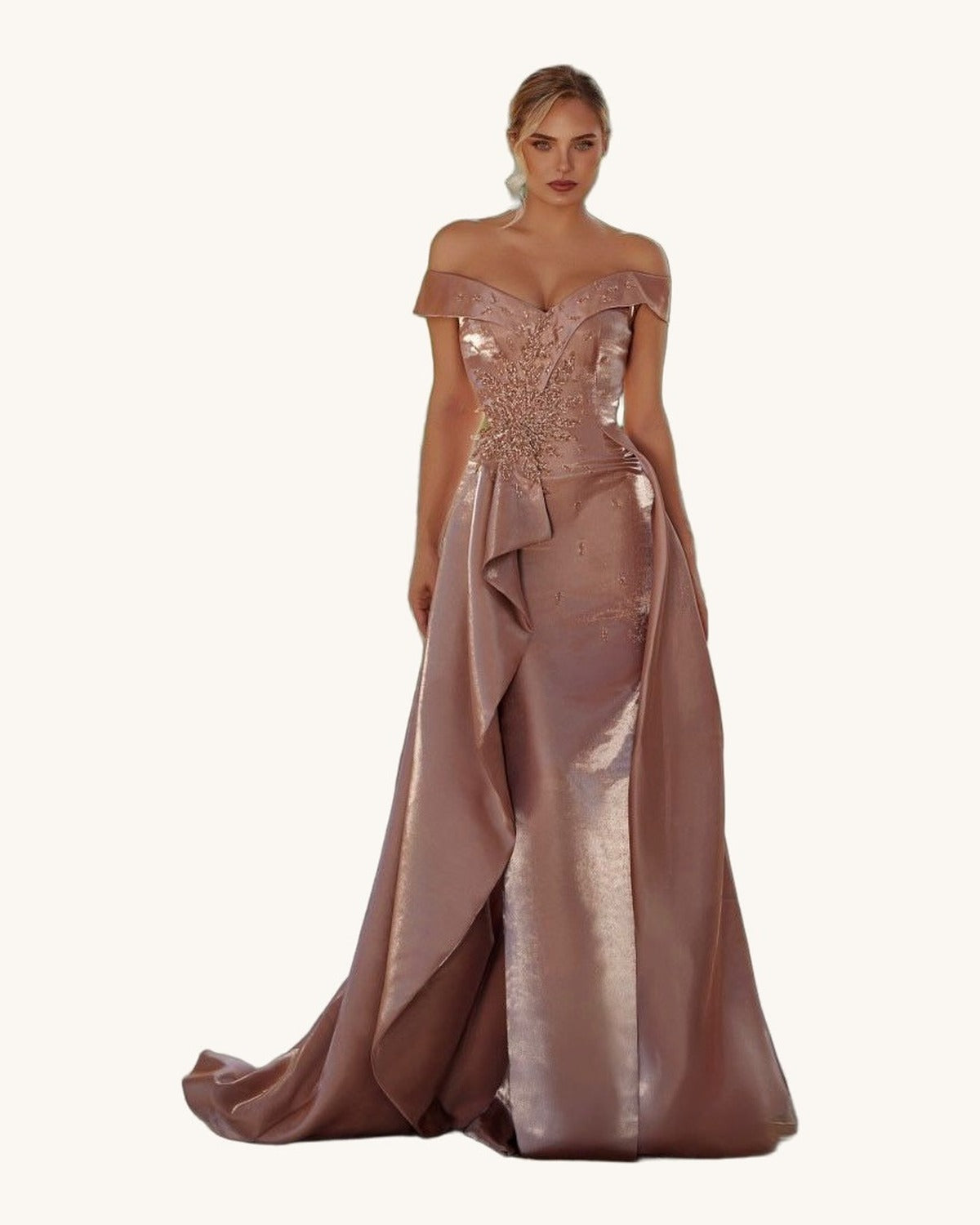 Terani Dalia — Cafe - Vestido de Noche - Sposa Mia Chihuahua