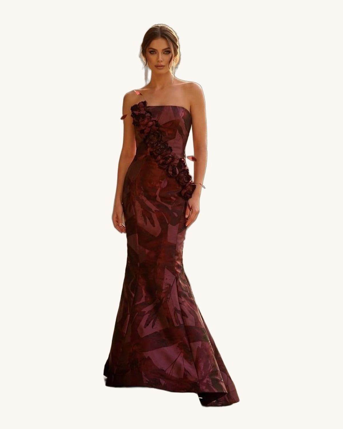 Terani Fiorella — Vino - Vestido de Noche - Sposa Mia Chihuahua