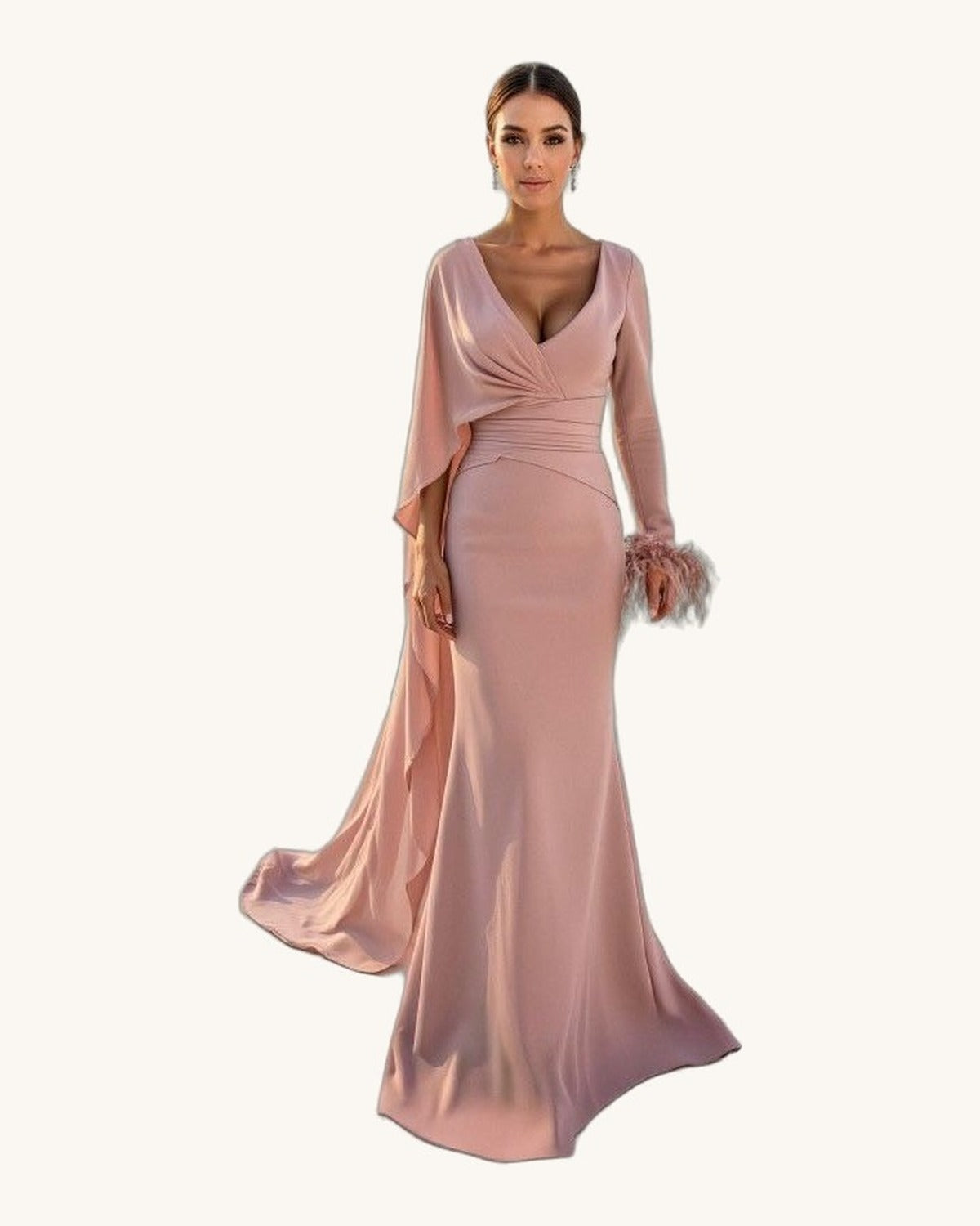 Terani Paloma — Rosa - Vestido de Noche - Sposa Mia Chihuahua
